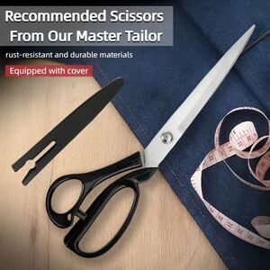 Professional Heavy Duty 10 Inch Stainless Steel Fabric Scissors Sewing Shears
